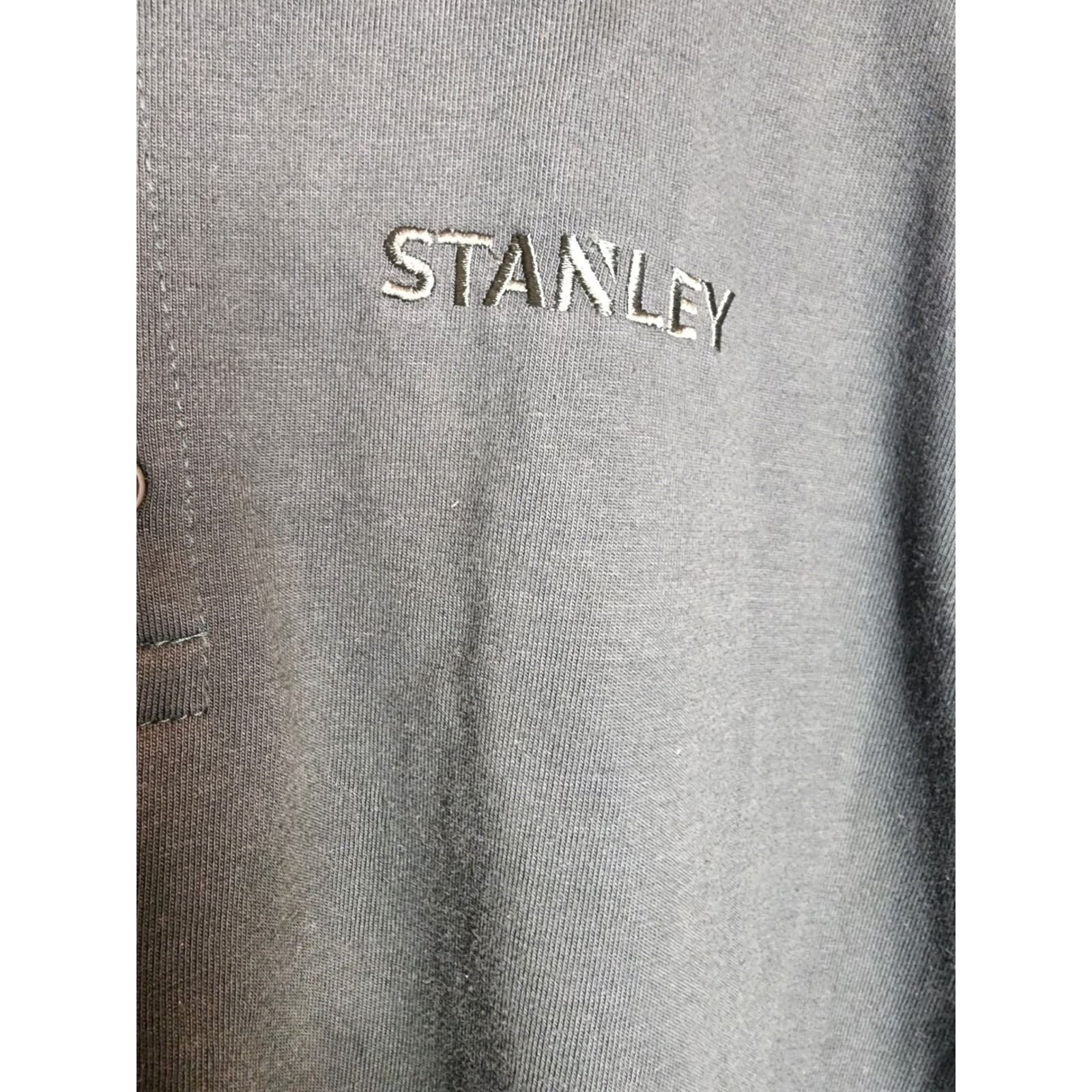 Stanley Workwear Mens Henley Long Sleeve Shirt Deep Forest Green St204ro New — image 2 of 8